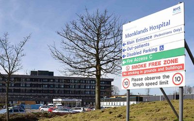 Monklands staff reminded of wellbeing support available