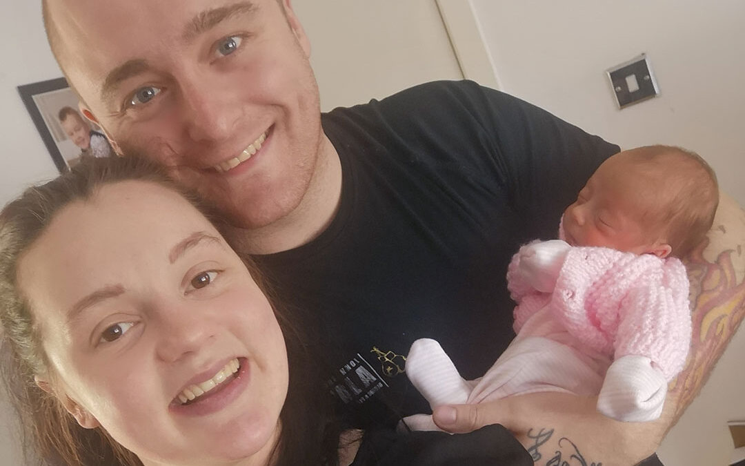 Happy to be home: baby Peyton – Scotland’s youngest coronavirus patient
