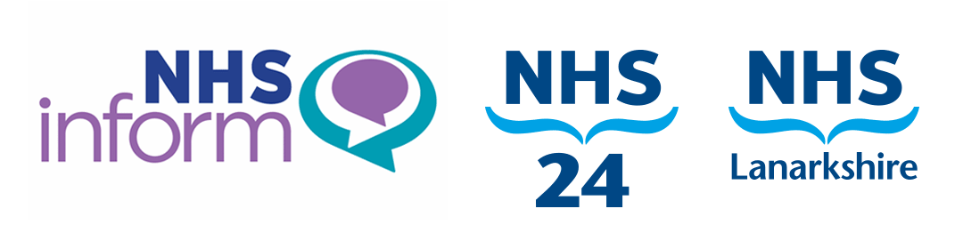 Images of NHS Inform NHS 24 and NHS Lanarkshire