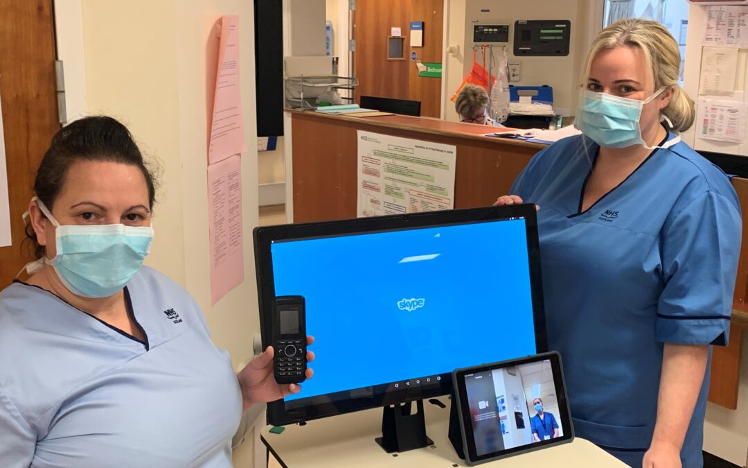 Patients receive ‘virtual visits’ from loved ones