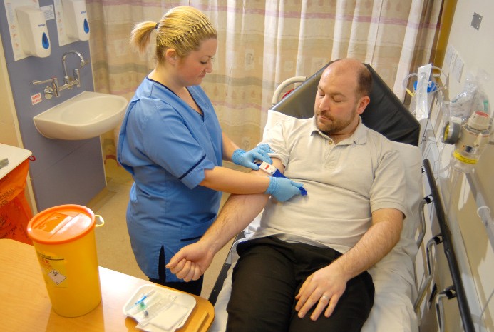 nurse with patient 