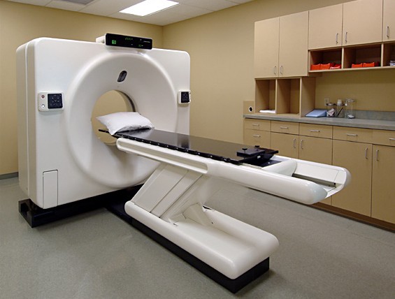 A CT scanner