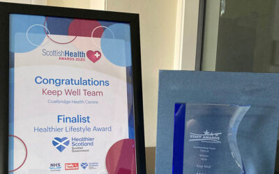 Keep Well team scoop award for outstanding team at Staff Awards ceremony