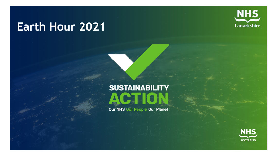 World with Earth Hour Logo