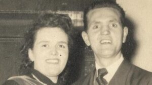 Photo of a young Margaret and David Hunter