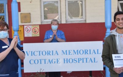 Family’s donation and thanks to Kilsyth Victoria Memorial Cottage Hospital