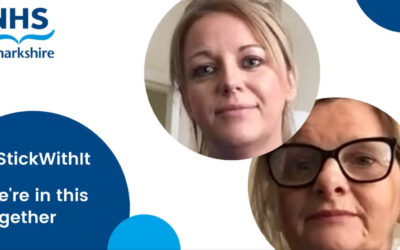 Staff join forces to encourage Lanarkshire to stick with it