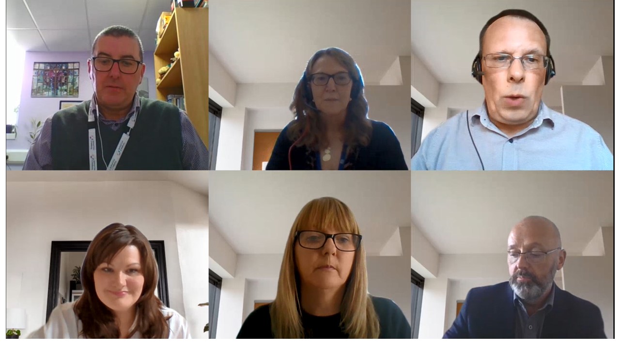 Screen grab of leadership panel