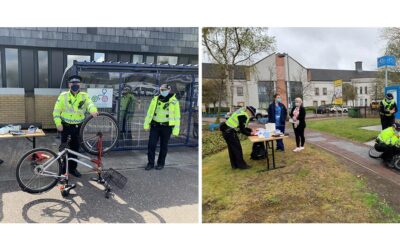 Security kits fitted on NHS Lanarkshire staff bikes