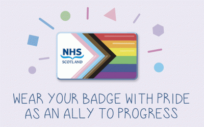 Take the pledge for NHS Scotland Pride Badge