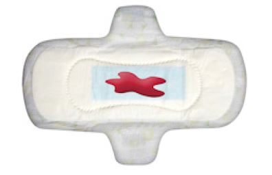 sanitary towel with blood