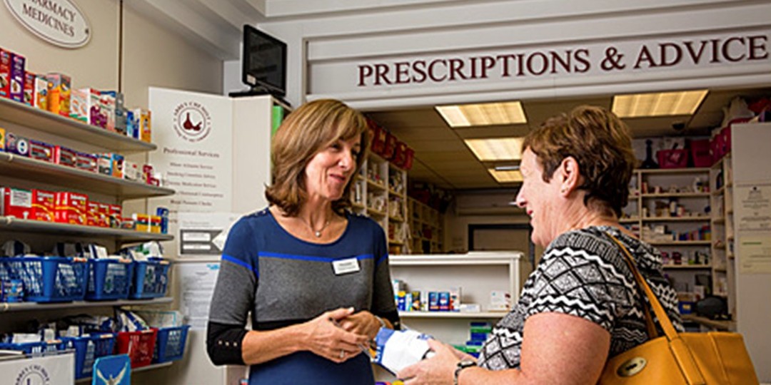 Image of inside local pharmacy