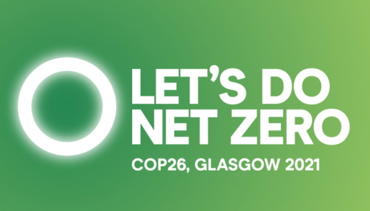 COP26 let's do net-zero logo
