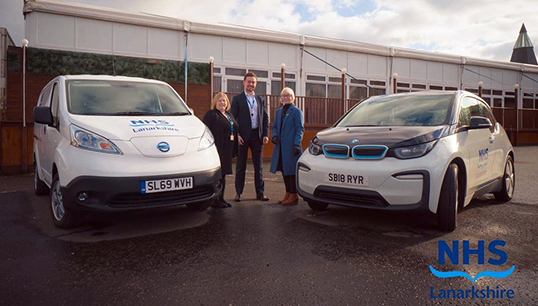 sustainability team and electric cars