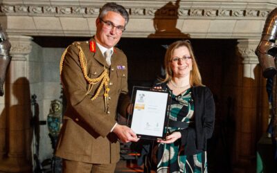 Honoured for outstanding support towards the Armed Forces