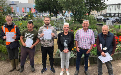 Budding green health volunteers win award for transforming hospital sites