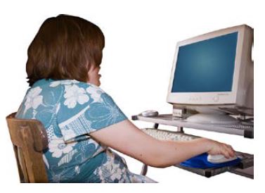 person using a computer