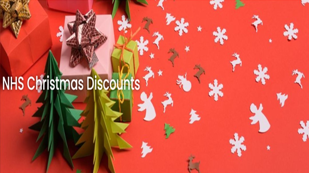 Screen grab of NHS Staff Benefits Christmas deals