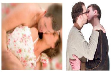 couples kissing