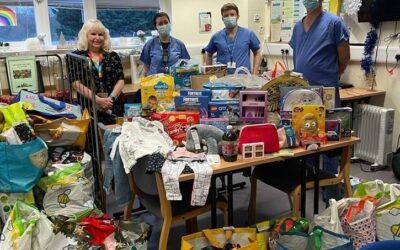 Linda inspires staff’s bumper donation to foodbank