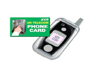 phone card and a mobile phone