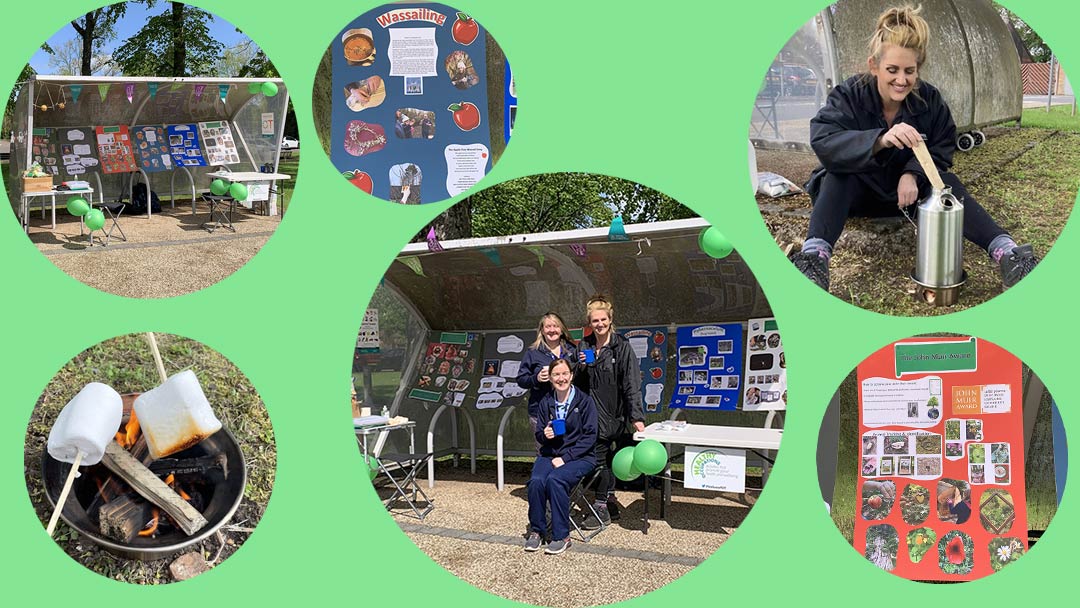 montage of pictures from Kirklands Green Health event
