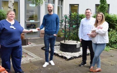 Staff say thanks for kind donation