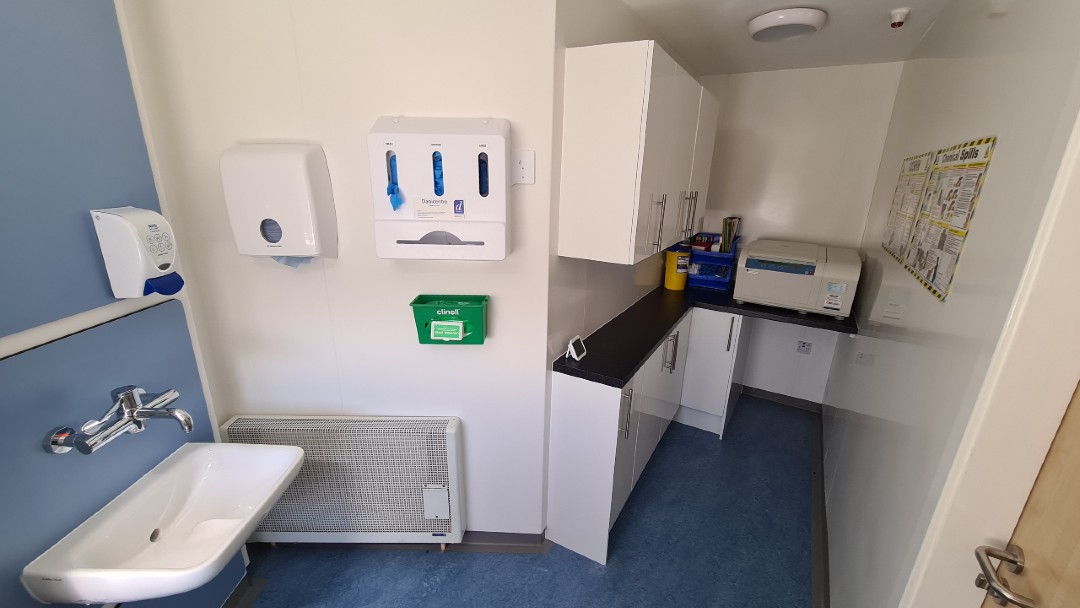 Image of refurbished clinical trials department