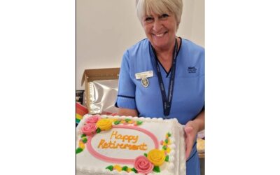 Elaine and her meringues will be missed as she retires after 44 years’ service