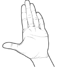 Step 1 of a series of thumb exercises