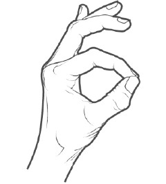 Step 2 of a series of thumb exercises