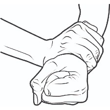 Hand clutching wrist exercise
