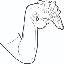 Stretching wrist