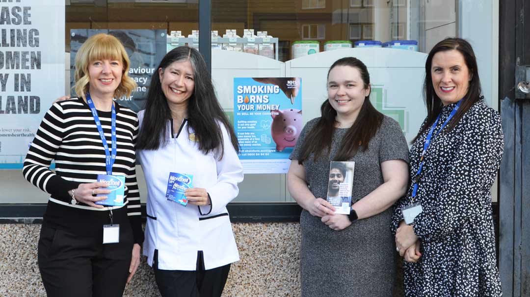 Pharmacy support to increase quitting smoking success