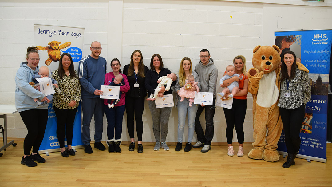 Group pic of baby massage class