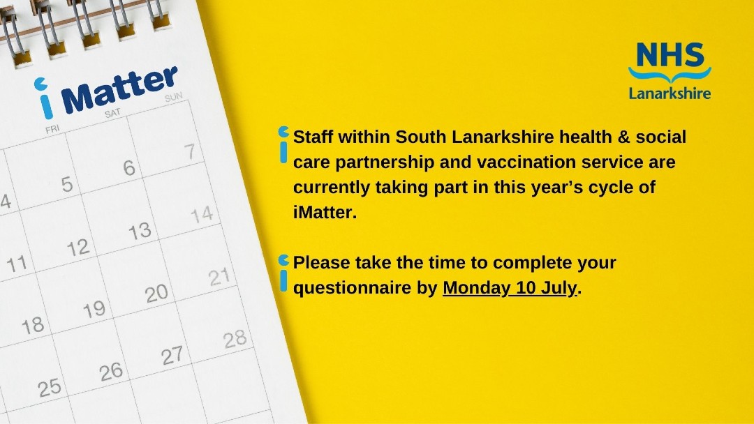 Teams within South Partnership and vaccination service take part in iMatter