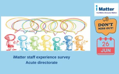 Staff within acute services take part in iMatter