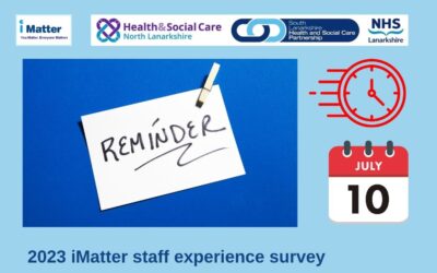 Deadline for staff in final cohort to complete iMatter