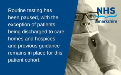 Discharges from hospital to care homes