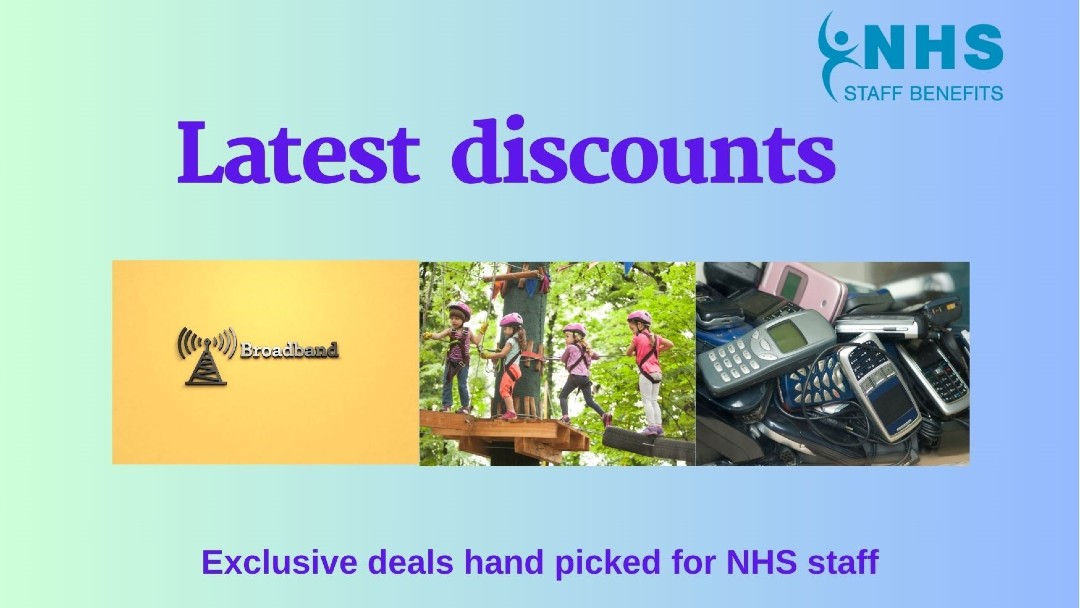 Latest discounts from NHS Staff Benefits