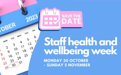 Save the date – Staff Health and Wellbeing Week 2023