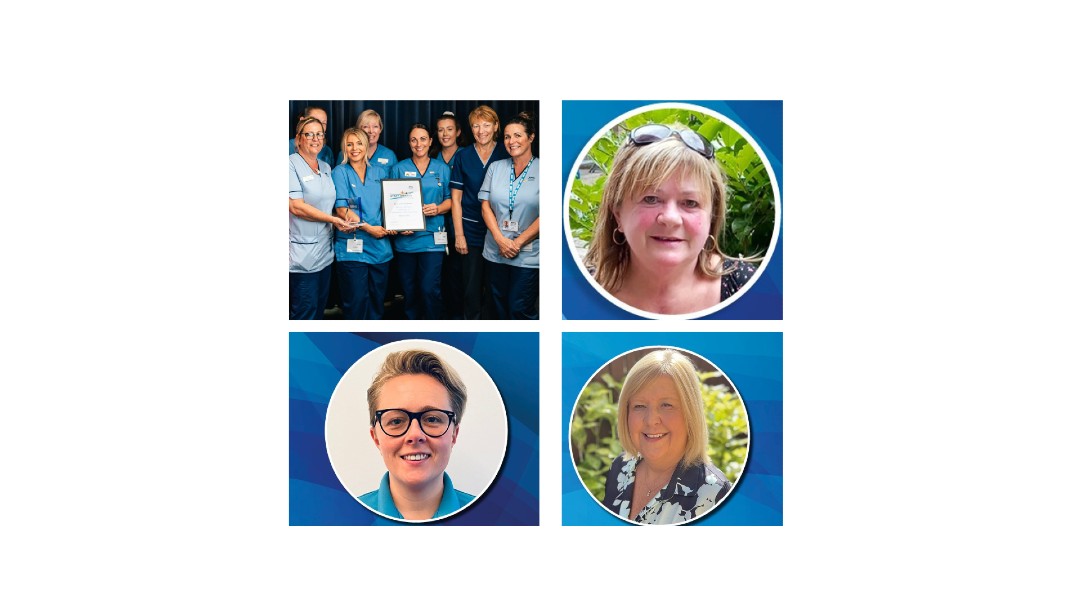 Image of NHS Lanarkshire finalists in Scottish Health Awards 2023
