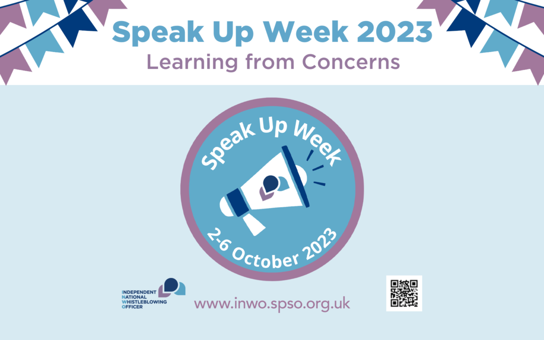 Speak Up Week focuses on learning from concerns