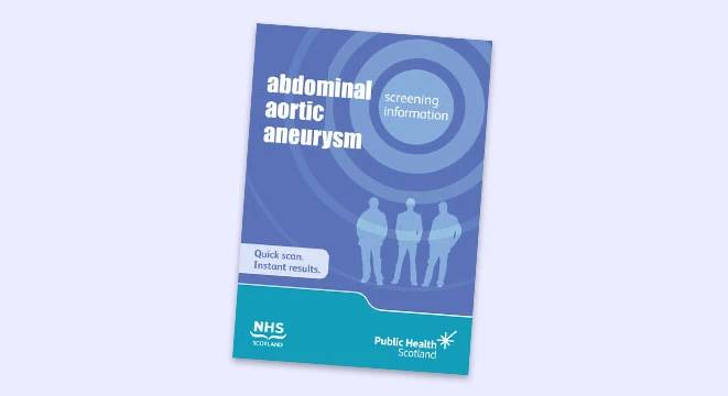Image of an Abdominal aortic aneurysm patient information leaflet 