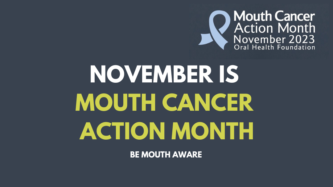 Mouth Cancer Action Month logo