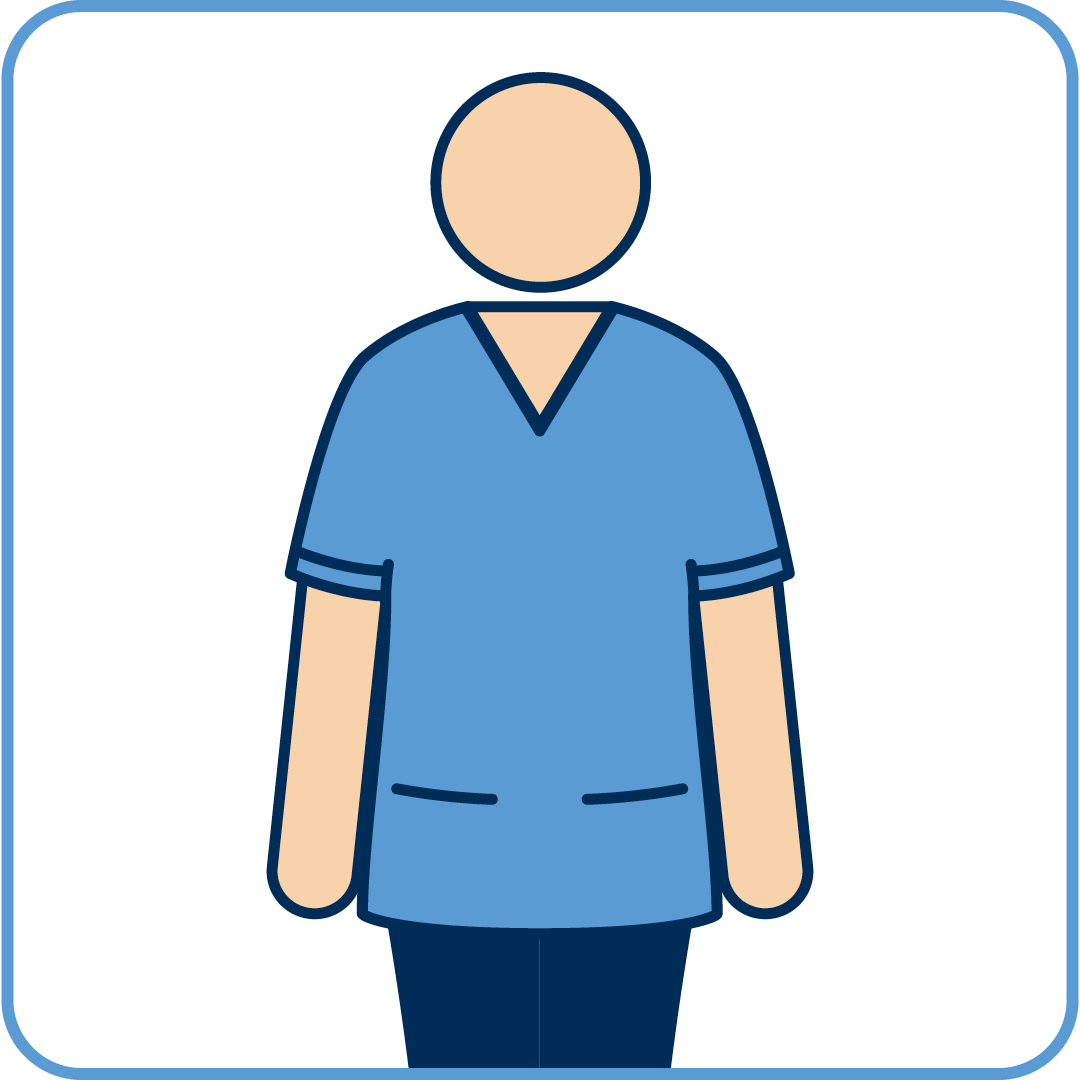 Staff Nurses<br />
Our uniforms<br />
• Sky blue tunic<br />
• Navy blue trousers<br />
Our role Healthcare professionals<br />
working within all areas of the Emergency Dept.