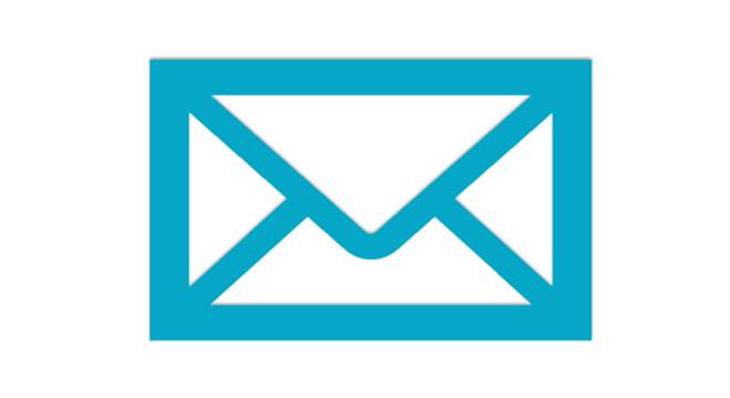 a blue envelope