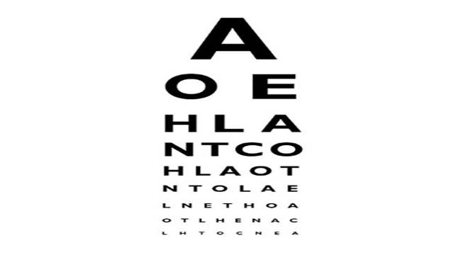 an eye test