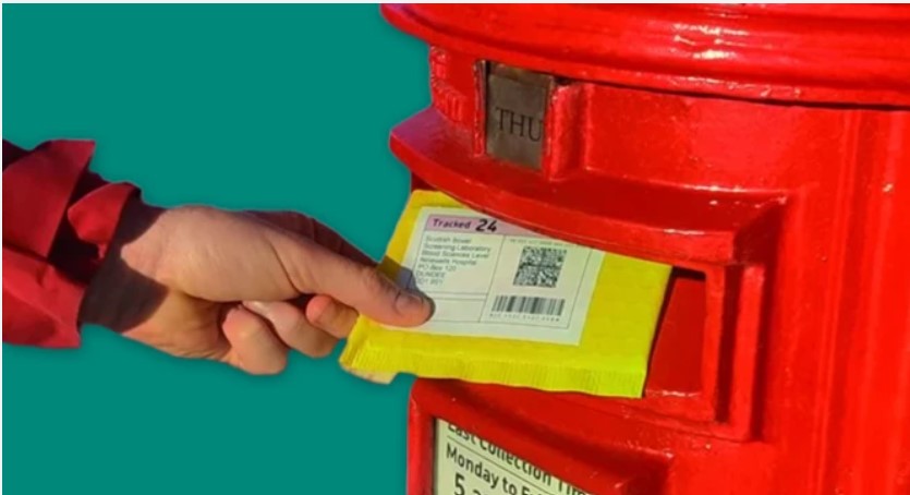 send sending test away at postbox