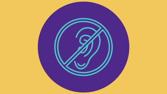 Icon that symbolises being Deaf